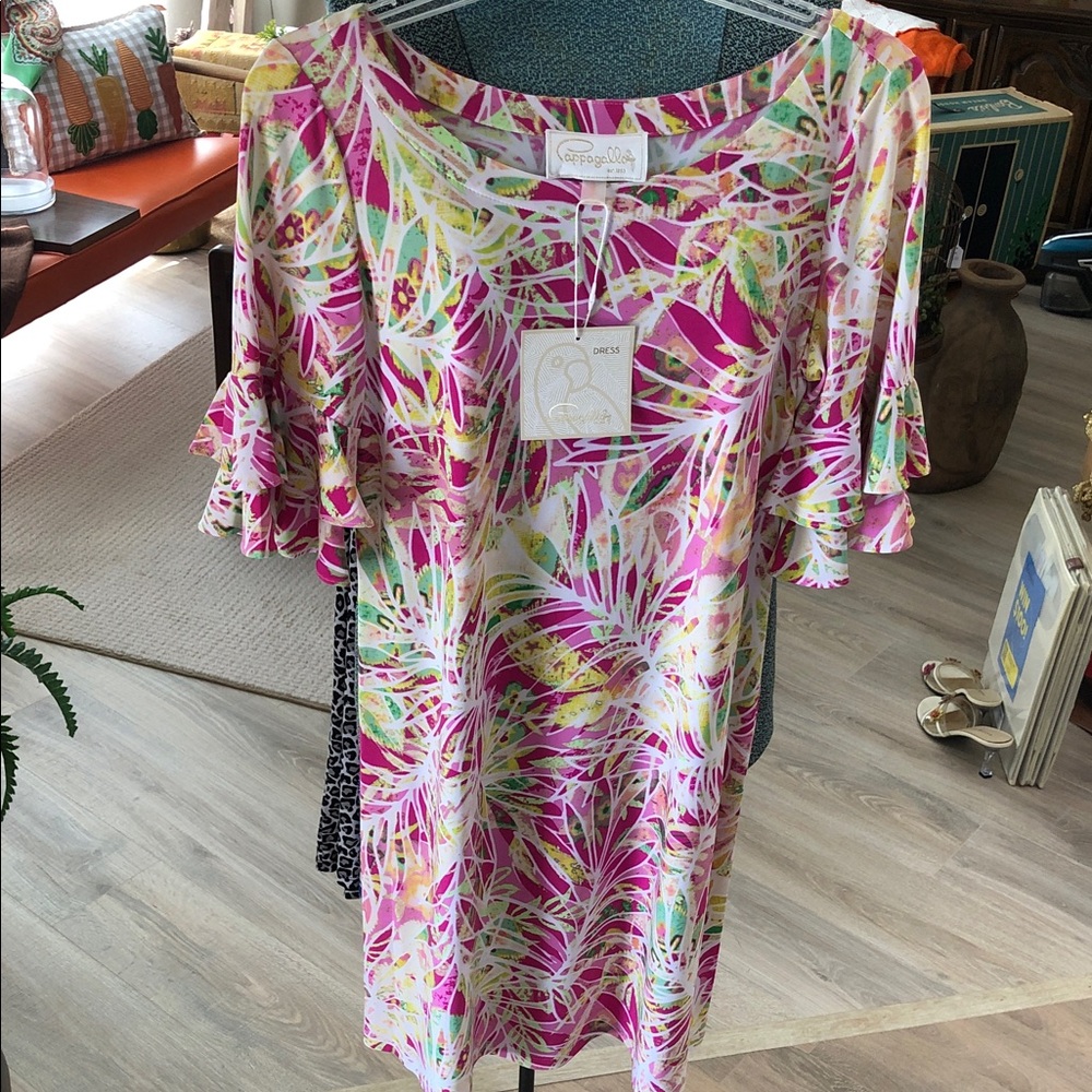 Pappagallo NWT tropical floral dress -beautiful